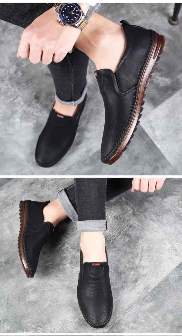 Men Leather Soft Casual Shoes